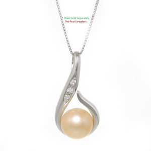 9200222-Solid-Silver-925-Fish-Hook-Peach-Cultured-Pearl-Cubic-Zirconia-Pendant