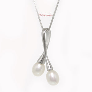 9200300-Solid-Sterling-Silver-925-Twin-Cherries-Design-White-Cultured-Pearl-Pendant