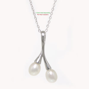 9200300-Solid-Sterling-Silver-925-Twin-Cherries-Design-White-Cultured-Pearl-Pendant