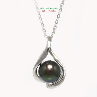 Sterling Silver 925 Black Pearl Pendant