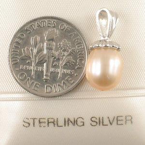9200372-Simple-Yet-Elegant-Sterling-Silver-925-Peach-F/W-Cultured-Pearl-Pendants