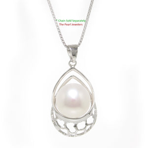 9200400-Solid-Sterling-Silver-925-White-Freshwater-Cultured-Pearl-Pendant-Necklace