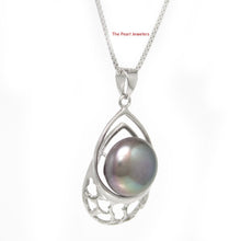 Load image into Gallery viewer, 9200401-Solid-Sterling-Silver-925-Brownish-Freshwater-Cultured-Pearl-Pendant
