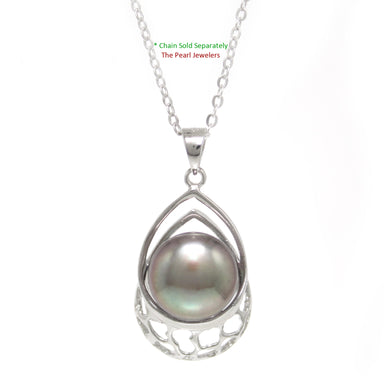 Sterling Silver 925 Brown Pearl Pendant