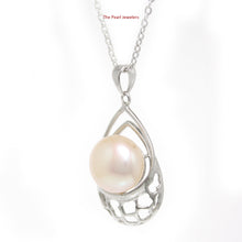 Load image into Gallery viewer, 9200402-Solid-Silver-925-Natural-Pale-Pink-Freshwater-Cultured-Pearl-Pendant