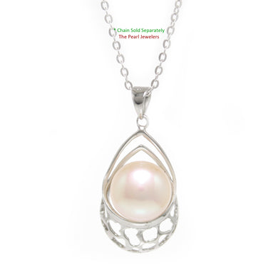 Sterling Silver 925 Pale Pink Pearl Pendant