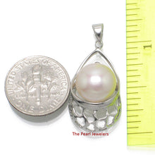 Load image into Gallery viewer, 9200402-Solid-Silver-925-Natural-Pale-Pink-Freshwater-Cultured-Pearl-Pendant