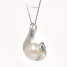 Load image into Gallery viewer, 9200412-Solid-Silver-.925-Tradition-Hawaiian-Fish-Hook-Pale-Pink-Pearl-Pendant