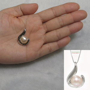 9200412-Solid-Silver-.925-Tradition-Hawaiian-Fish-Hook-Pale-Pink-Pearl-Pendant