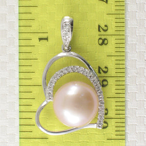 9200432-Sterling-Silver-.925-Open-Heart-Romantic-Pink-Cultured-Pearls-C.Z-Pendant