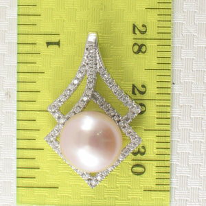 9200442-Beautiful-Pink-Cultured-Pearl-Sterling-Silver-Cubic-Zirconia-Pendant