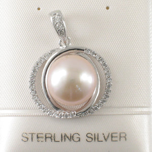 9200542-Beautiful-Pink-Cultured-Pearls-Solid-Silver-925-Cubic-Zirconia-Pendant