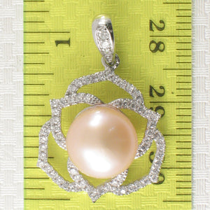 9200582-Genuine-Pink-Cultured-Pearl-Cubic-Zirconia-Sterling-Silver-.925-Pendant