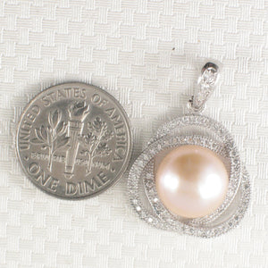 9200592-Genuine-Beautiful-Pink-Pearl-Cubic-Zirconia-Sterling-Silver-.925-Pendant