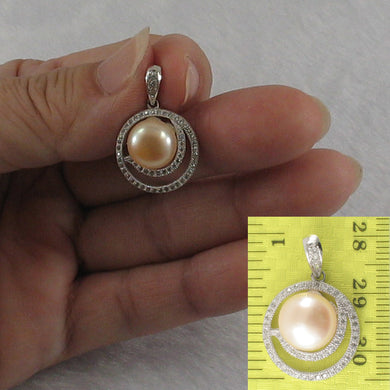 9200622-Real-Pink-Cultured-Pearl-Cubic-Zirconia-Sterling-Silver-.925-Pendant
