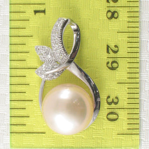 9200662-Sterling-Silver-.925-Real-Pink-Pearl-Cubic-Zirconia-Pendant
