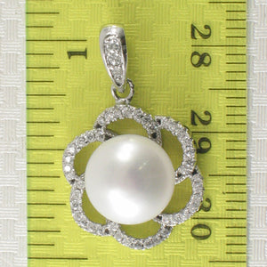 9200680-Beautiful-Pendant-Crafted-White-Pearls-Solid-Silver-925-Cubic-Zirconia