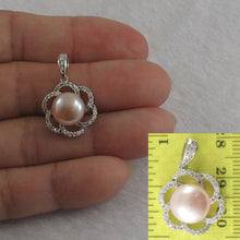 Load image into Gallery viewer, 9200682-Beautiful-Pendant-Crafted-Pink-Pearls-Solid-Silver-925-Cubic-Zirconia