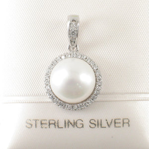 9200690-Unique-Pendant-Crafted-White-Pearls-Solid-Silver-925-Cubic-Zirconia