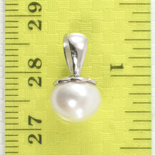 Load image into Gallery viewer, 9202290-Solid-Sterling-Silver-925-Handcraft-White-Freshwater-Cultured-Pearl-Pendant