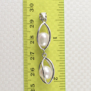 9209940-Sterling-Silver-925-Lucky-Lantern-Genuine-Natural-White-Pearl-Pendant