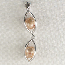 Load image into Gallery viewer, 9209944-Sterling-Silver-925-Lucky-Lantern-Beige-Pearl-Pendant