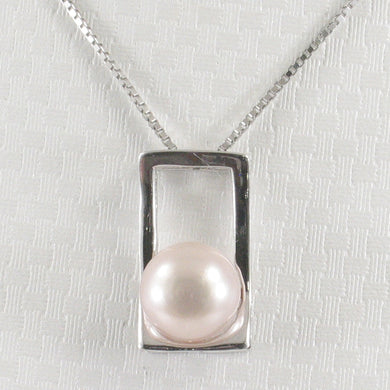 Sterling Silver 925 Pink Pearl Pendant