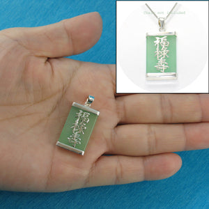 9210043-Sterling-Silver-Three-Stars-of-Luck-Tablet-Green-Jade-Oriental-Pendant