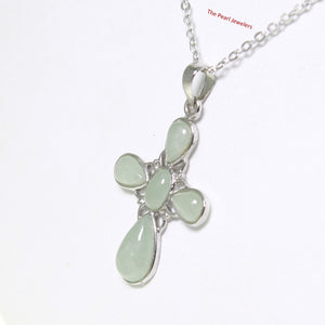 9210133-Solid-Sterling-Silver-Celadon-Green-Jade-Christian-Cross-Pendant