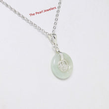 Load image into Gallery viewer, 9210213-Sterling-Silver-Good-Fortunes-Apple-Green-Jade-Pendant
