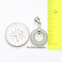 Load image into Gallery viewer, 9210213-Sterling-Silver-Good-Fortunes-Apple-Green-Jade-Pendant