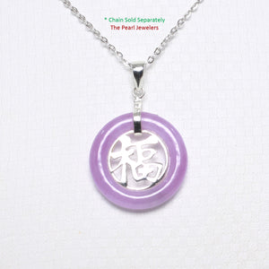 9210222-Solid-Sterling-Silver-Good-Fortunes-Lavender-Jade-Pendant-Necklace