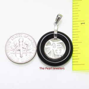 9210231-Crafted-Solid-Silver-Good-Fortunes-Black-Onyx-Pendant