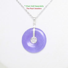 Load image into Gallery viewer, 9210262-Sterling-Silver-Good-Fortunes-Lavender-Jade-Cabochon-Pendant