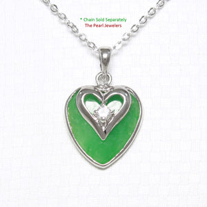 9210373-Beautiful-Love-Heart-Green-Jade-Cubic-Zirconia-Sterling-Silver-Pendant