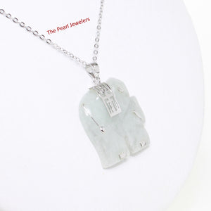 9210484-Solid-Silver-Hand-Carved-Elephant-Celadon-Green-Jade-Pendant