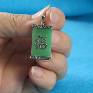 9210573-Green-Jade-Oriental-Good-Fortunes-Solid-Sterling-Silver-Pendant