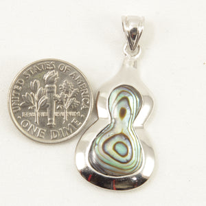 9211112-Sterling-Silver-.925-Unique-Gourd-Mother-of-Pearl-Pendant