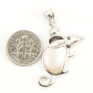 9211113-Sterling-Silver-.925-Unique-Mouse-Mother-of-Pearl-Pendant