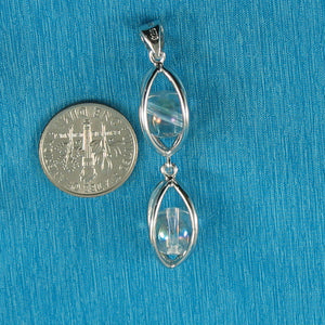 9219940-Solid-Sterling-Silver-Lucky-Lantern-Design-Natural-Crystal-Pendant