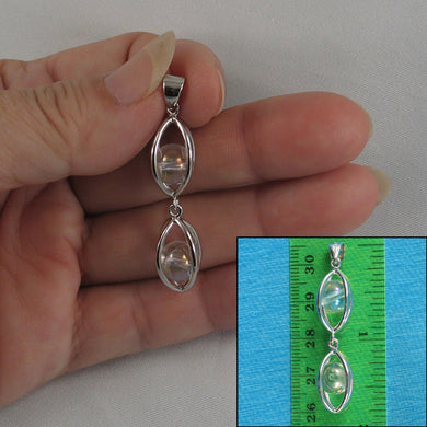 9219940-Solid-Sterling-Silver-Lucky-Lantern-Design-Natural-Crystal-Pendant