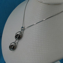 Load image into Gallery viewer, 9219947-Smoke-Quartz-Beads-Caged-Solid-Sterling-Silver-Lucky-Lanterns-Pendant