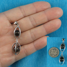 Load image into Gallery viewer, 9219947-Smoke-Quartz-Beads-Caged-Solid-Sterling-Silver-Lucky-Lanterns-Pendant