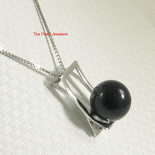 Load image into Gallery viewer, 9219981-Black-Onyx-Pendant-Solid-Sterling-Silver-925-Rhodium-Plated