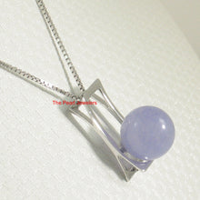 Load image into Gallery viewer, 9219982-Lavender-Jade-Pendant-Sterling-Silver-925-Rhodium-Plated