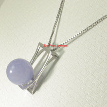 Load image into Gallery viewer, 9219982-Lavender-Jade-Pendant-Sterling-Silver-925-Rhodium-Plated