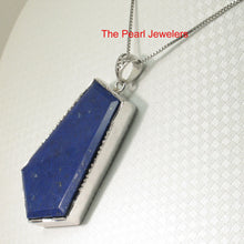 Load image into Gallery viewer, 9220050-Large-Blue-Lapis-Lazuli-Solid-Sterling-Silver-Pendant-Necklace