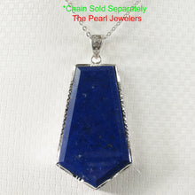 Load image into Gallery viewer, 9220050-Large-Blue-Lapis-Lazuli-Solid-Sterling-Silver-Pendant-Necklace