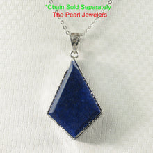 Load image into Gallery viewer, 9220052-Solid-Sterling-Silver-Blue-Lapis-Lazuli-Pendant-Necklace