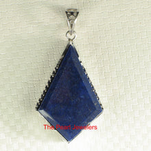 Load image into Gallery viewer, 9220052-Solid-Sterling-Silver-Blue-Lapis-Lazuli-Pendant-Necklace